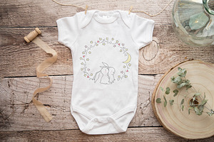 Baby Onsie, Infant Bodysuit Mockup