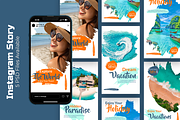 Travel - Instagram Story Template, a Social Media Template by UnicodeID (Thumbnail 1 of 4)
