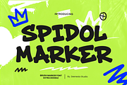 Spidol Marker, a Handwritten Font by zeenesia (Thumbnail 1 of 16)