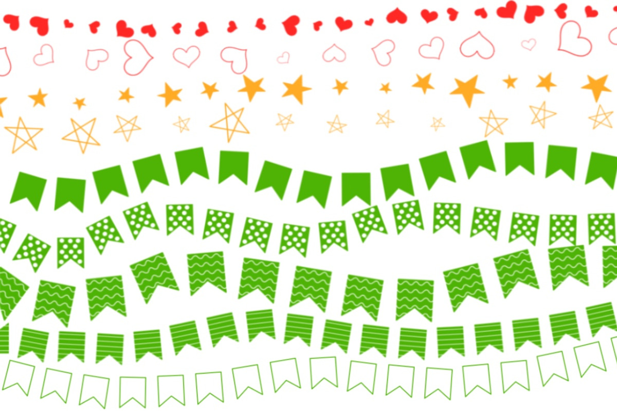 Procreate Brush set - Garlands, a Brush Add-On by Almazova Dolzhenko (Photo 2 of 6)