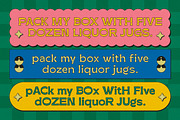 Experiflare, a Sans Serif Font by graphicook (Thumbnail 4 of 10)