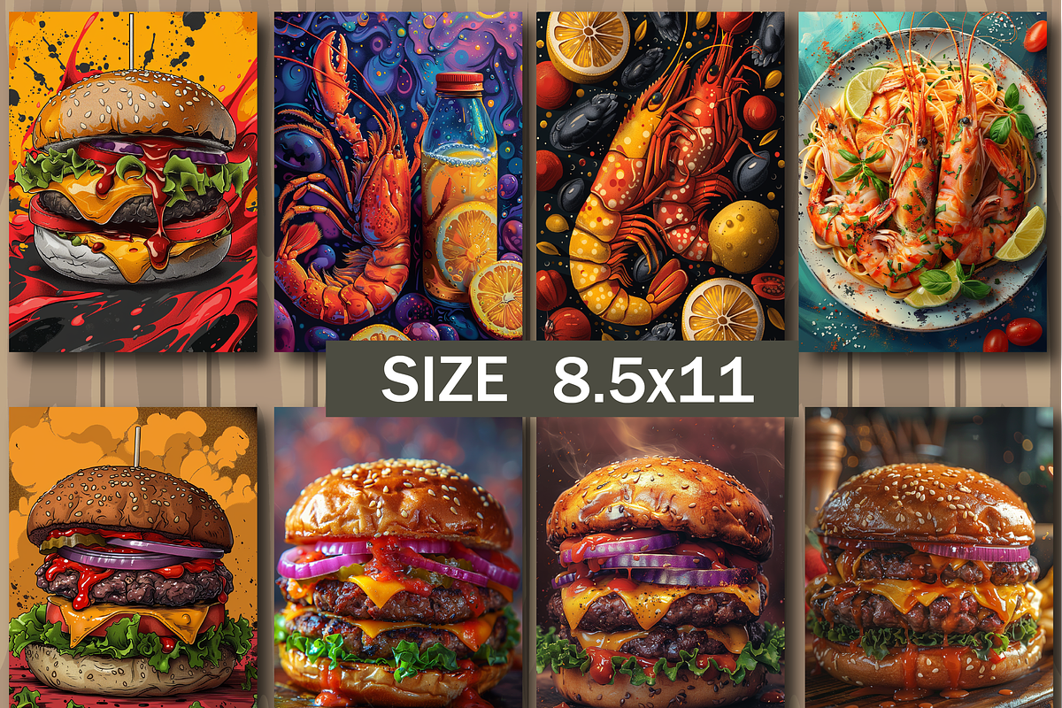 Food Coloring Book for Adults, a Seasonal Illustration by Printable Design Store (Photo 2 of 7)