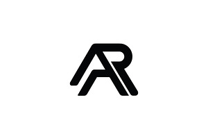 Modern AR Lettermark Logo Design, a Branding & Logo Template by Vectorium Studio