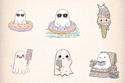 Pastel Spooky Summer Clipart, an Illustration by Digital Artistic99 (Thumbnail 2 of 11)
