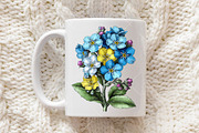 Whimsical Spring Wildflower Clipart, an Illustration by OK Design (Thumbnail 6 of 6)
