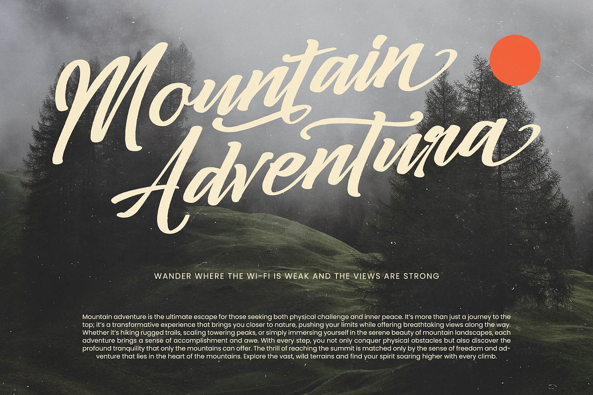 Ginthyr Bold Calligraphy Font, a Script Font by stylishtype.co (Photo 15 of 20)