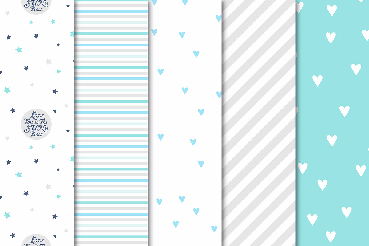 Digital Paper I love you Set 03 preview 3