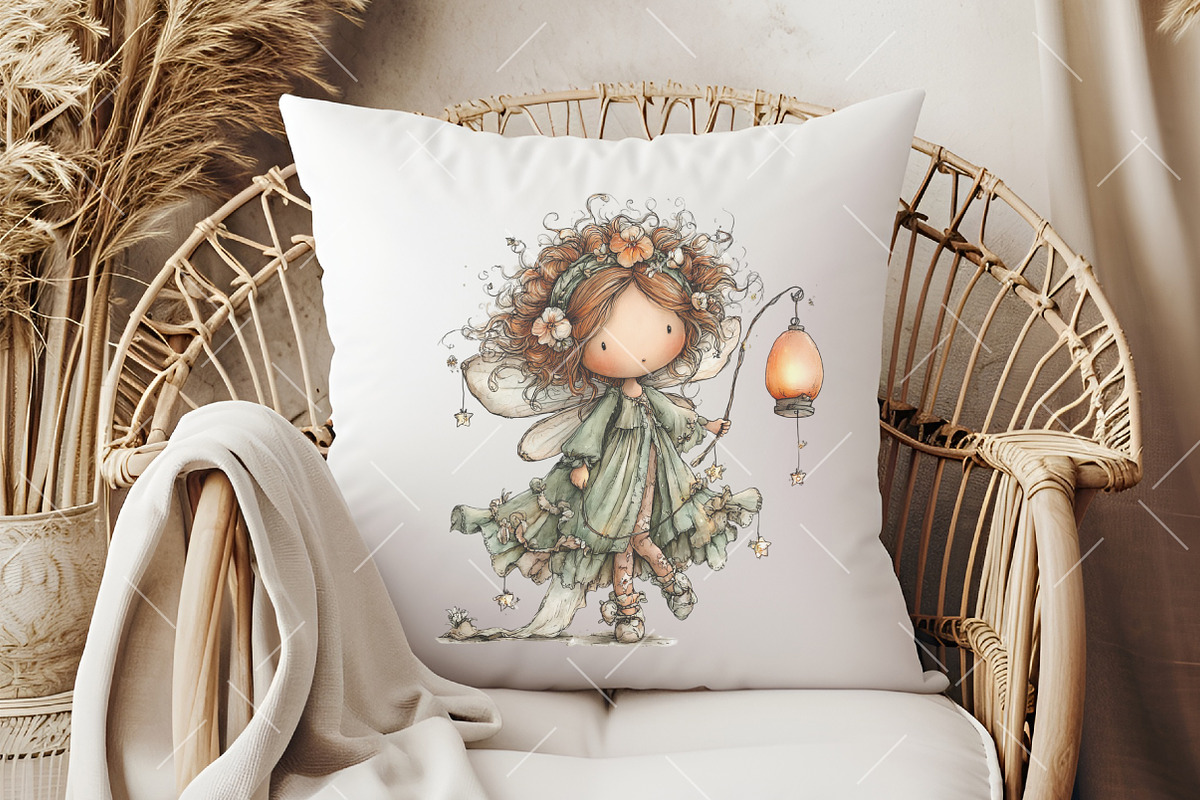 Whimsical Easter Fairy Clipart, an Illustration by OK Design (Photo 6 of 6)