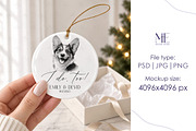 Christmas Ceramic Ornament Mockup, a Merchandise Mockup by Mie Mockup Studio (Thumbnail 5 of 7)