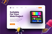Graphic Designer Tools 3D Icons, an Object 3D Model by mwildancahya (Thumbnail 7 of 10)
