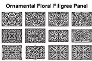 Vintage Floral Filigree Panel, an Object Graphic by Creativeshirt (Thumbnail 1 of 3)