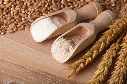 Meal and flour containing agriculture, autumn, and background, a Food & Drink Photo by oksix