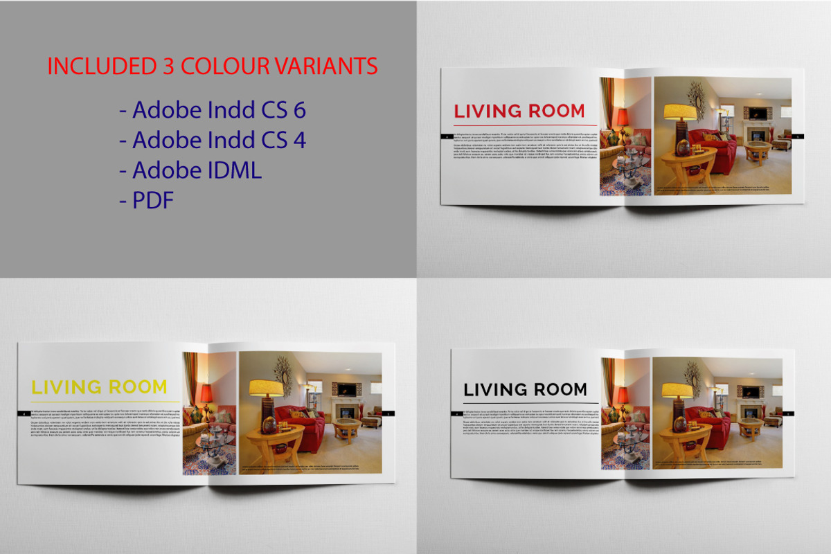 A4 Landscape Portfolio, a Brochure Template by marone (Photo 5 of 5)