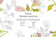 Floral Pattern Collection, a Pattern Graphic by Ann Bright (Thumbnail 10 of 16)