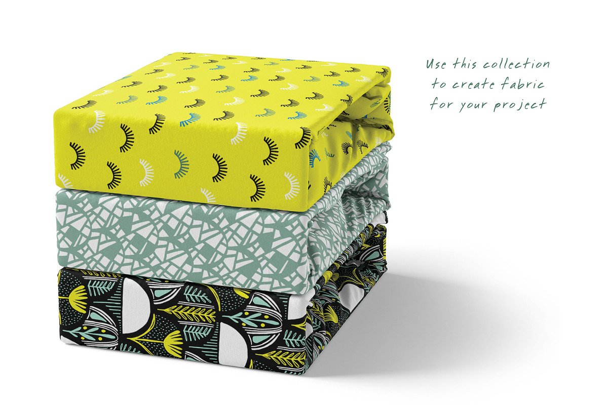 Hand Drawn Scale | Seamless Patterns, a Pattern Graphic by The Collective Studio (Photo 2 of 8)