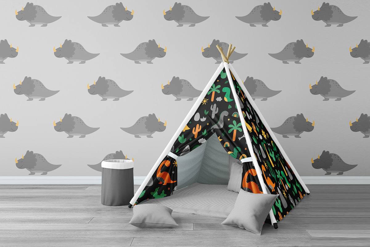 Funny Dino. Kids collection, an Illustration by Guvi-Design (Photo 6 of 10)