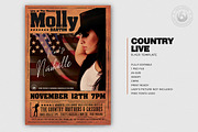 Country Live Flyer Template V2, a Flyer Template by ThatsDesignArt (Thumbnail 2 of 7)