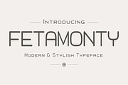 Fetamonty - Modern Typeface, a Sans Serif Font by Made by Cap (Thumbnail 1 of 5)