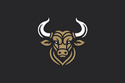 Bull head logo design., a Branding & Logo Template by lettett (Thumbnail 2 of 2)