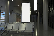 Airport Poster Mockup, an Advertising Mockup by Permadi Creative (Thumbnail 4 of 5)