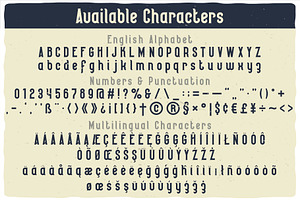 Seaman Label Font