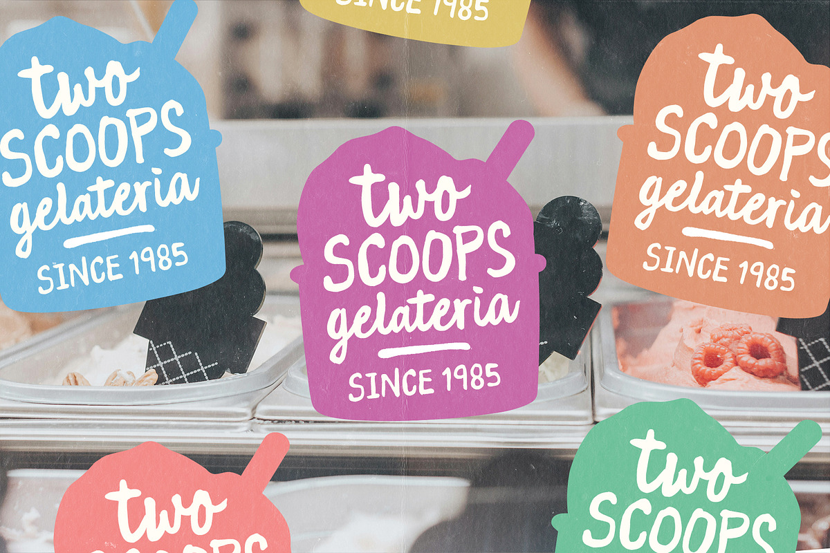 The Sweet Gelato Brush Font, a Handwritten Font by Sam Parrett (Photo 7 of 9)