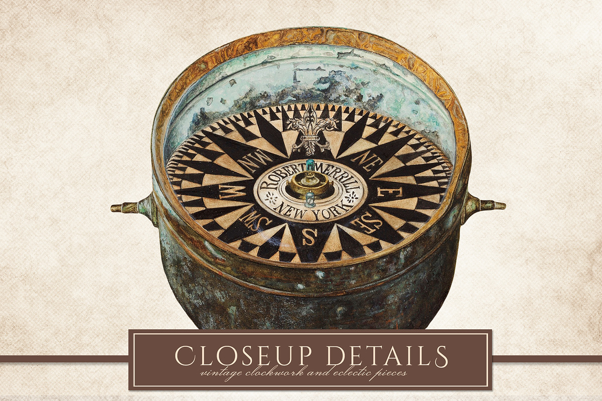 Steampunk Clipart Set, an Illustration by Secret Helper (Photo 6 of 7)