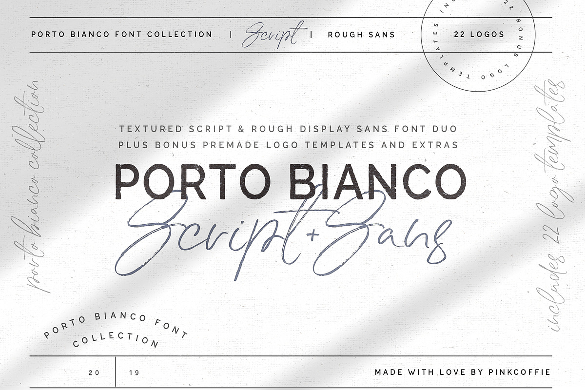 Porto Bianco | Script + Sans Serif
