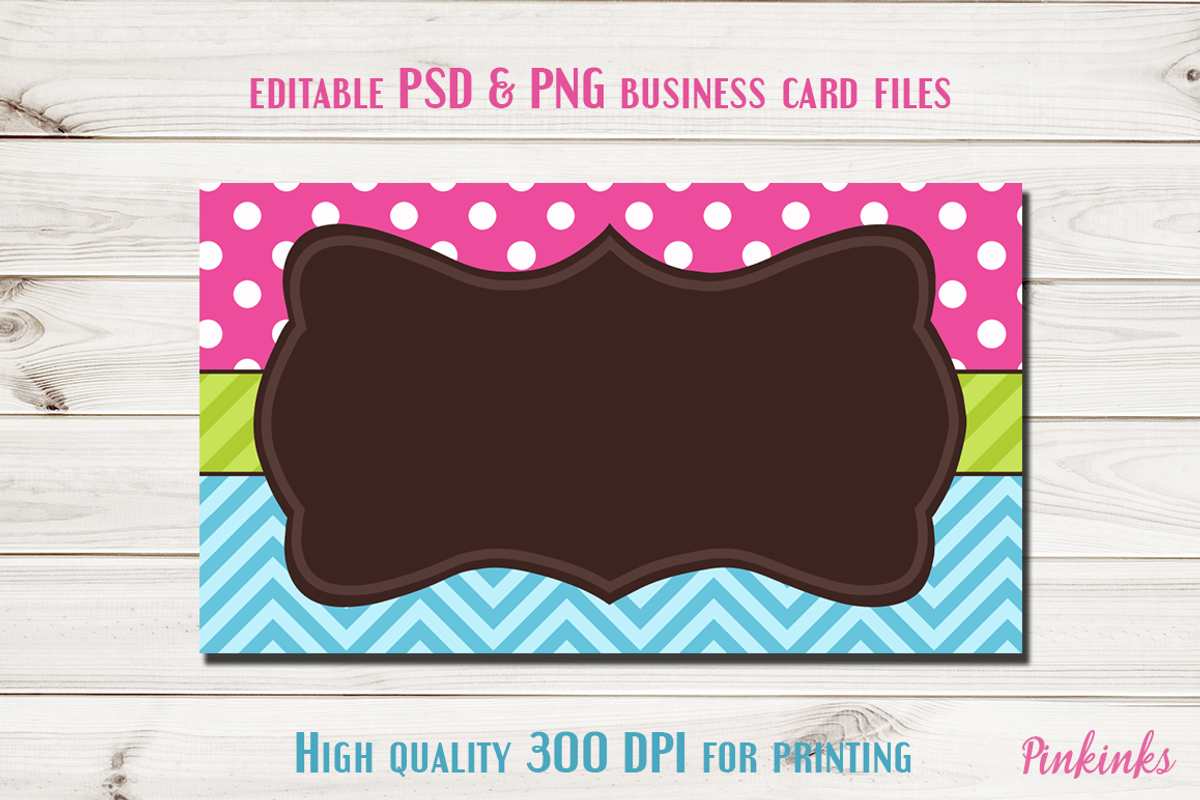 Pink Business Card Template, a Business Card Template by Pinkinks (Photo 3 of 3)