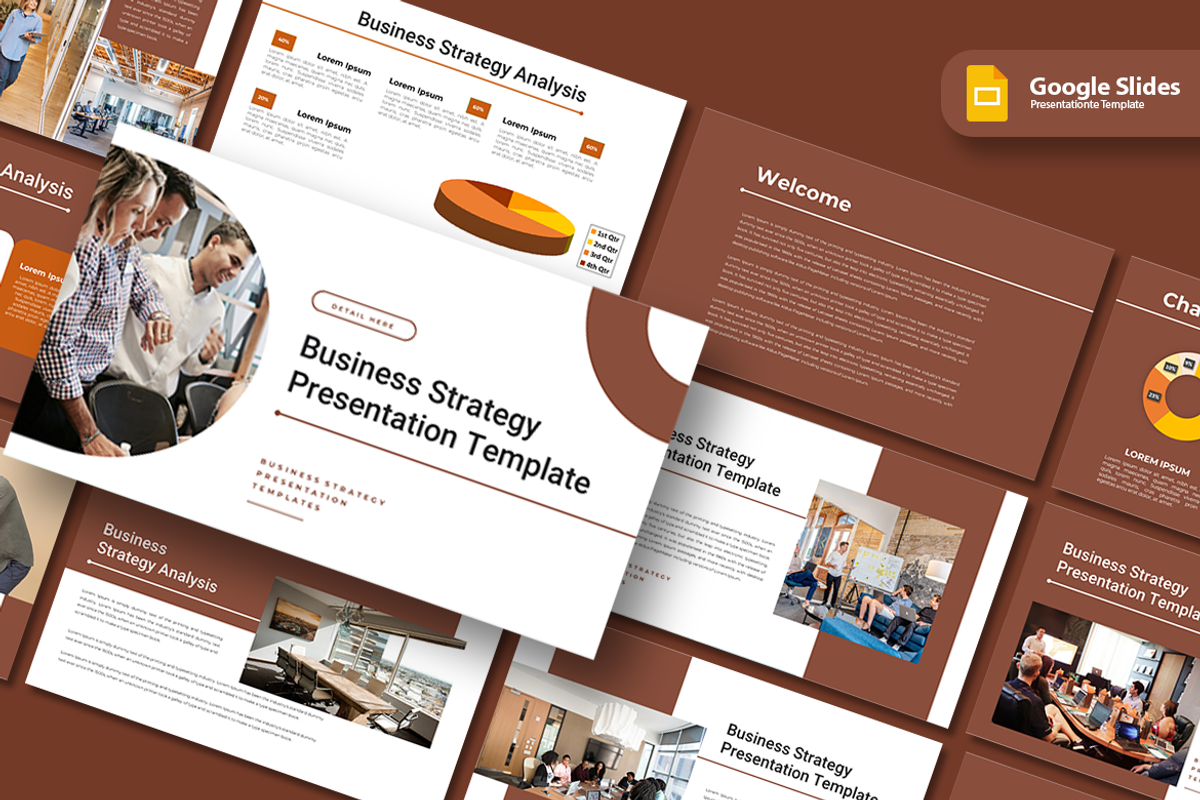 Business Strategy - Google Slides, a Presentation Template by artchiles_design (Photo 1 of 4)