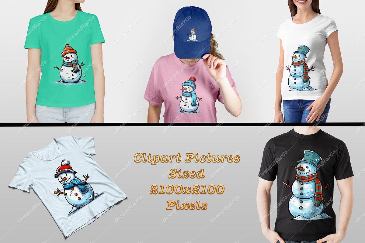 Snowman Party, an Object Graphic by DreamerStarCo (Photo 5 of 5)