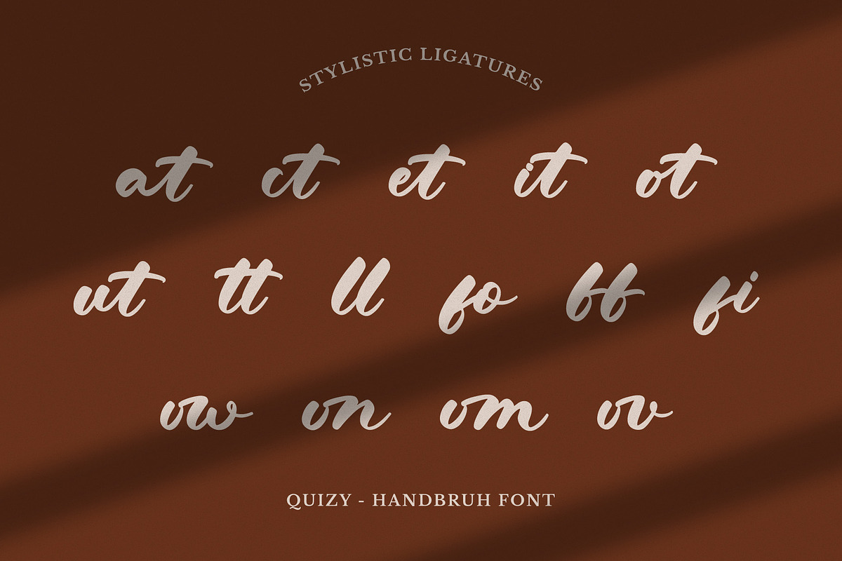 Quizy – Script Font, a Script Font by kangfont Studio (Photo 8 of 9)