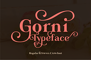Gorni typeface, a Serif Font by MaGo (Thumbnail 1 of 10)