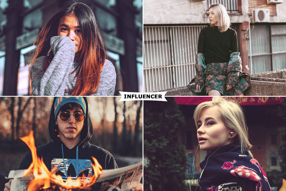 Influencer Photoshop Actions preview 3