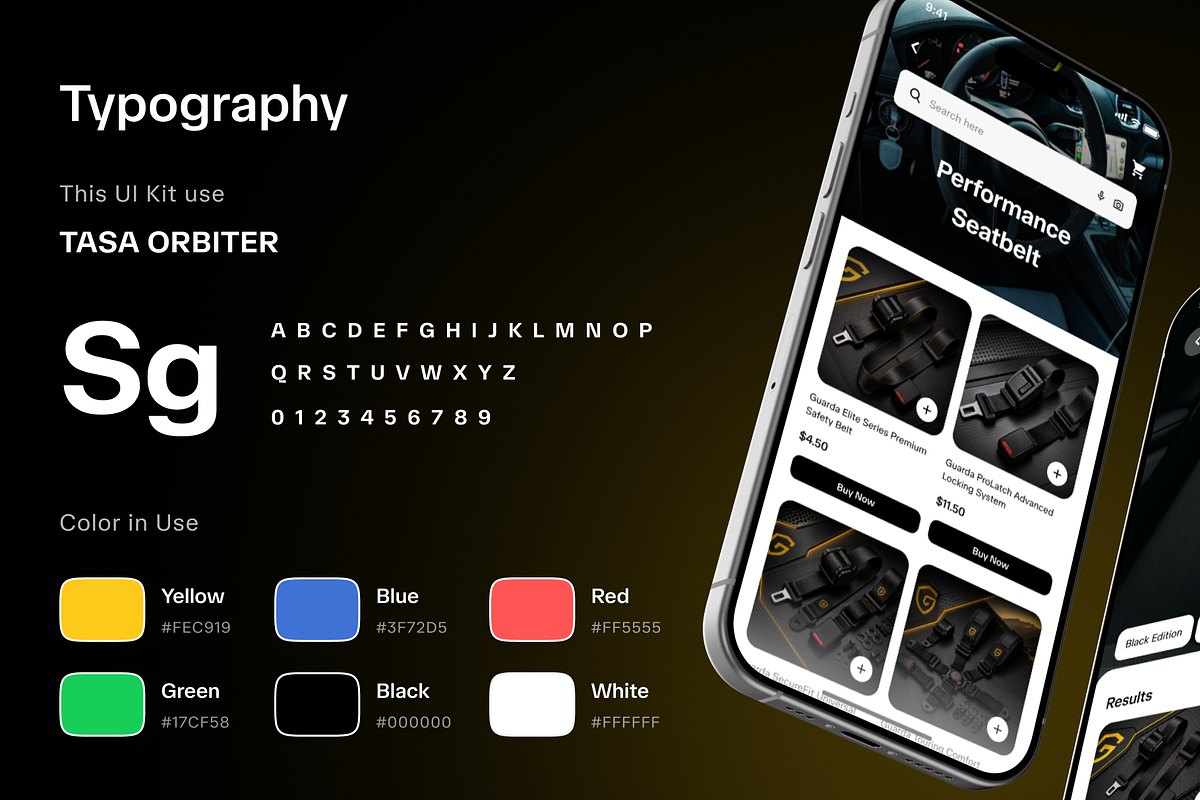 Guarda - Automotive Ecommerce UI Kit, an UI Kit Template by Agensip Design Agency (Photo 5 of 10)
