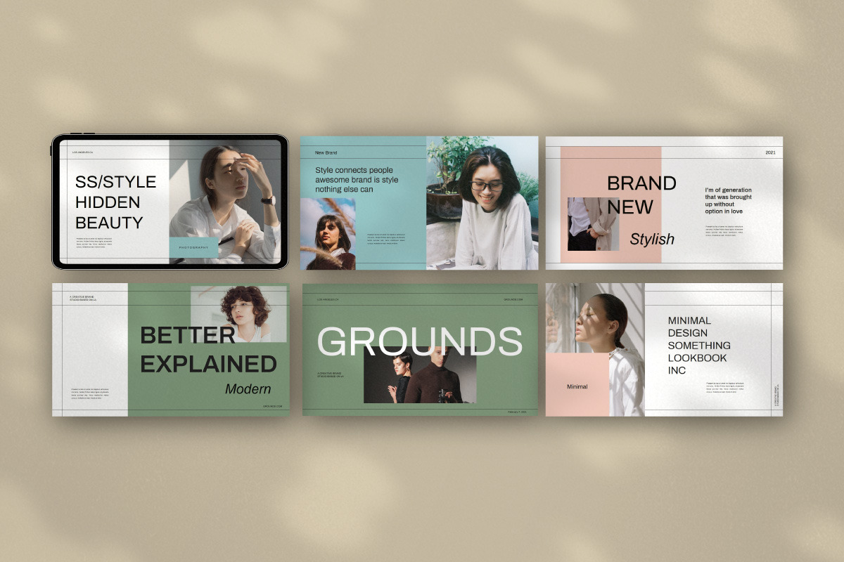 Grounds - Brand Powerpoint, a Presentation Template by Dirtytemp Studio
