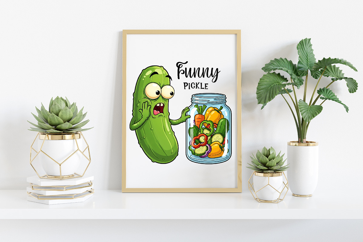 Funny Pickle Lover PNG, an Illustration by Craft Nest (Photo 4 of 6)