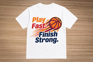 Play Fast Finish Strong, an Object Graphic by balal