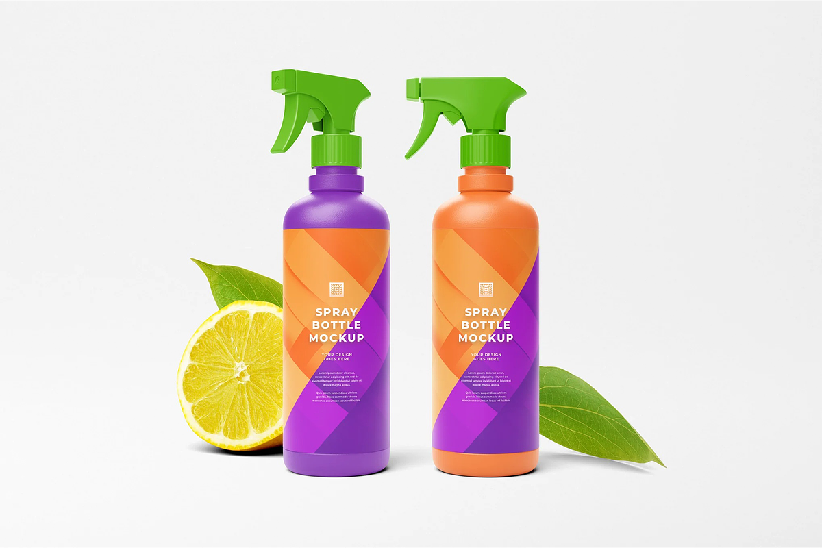 Spray Bottle Mockup, a Household Mockup by Xtrahive (Photo 1 of 3)