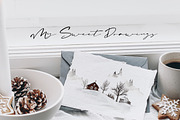Watercolor Clipart - Winter Land, an Animal Illustration by Beigetime (Thumbnail 8 of 12)