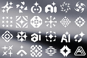 100 Artificial Intelligence Symbols, an Object Graphic by Firowerk (Thumbnail 2 of 4)