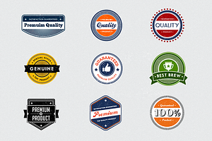 Vector Retro Badges