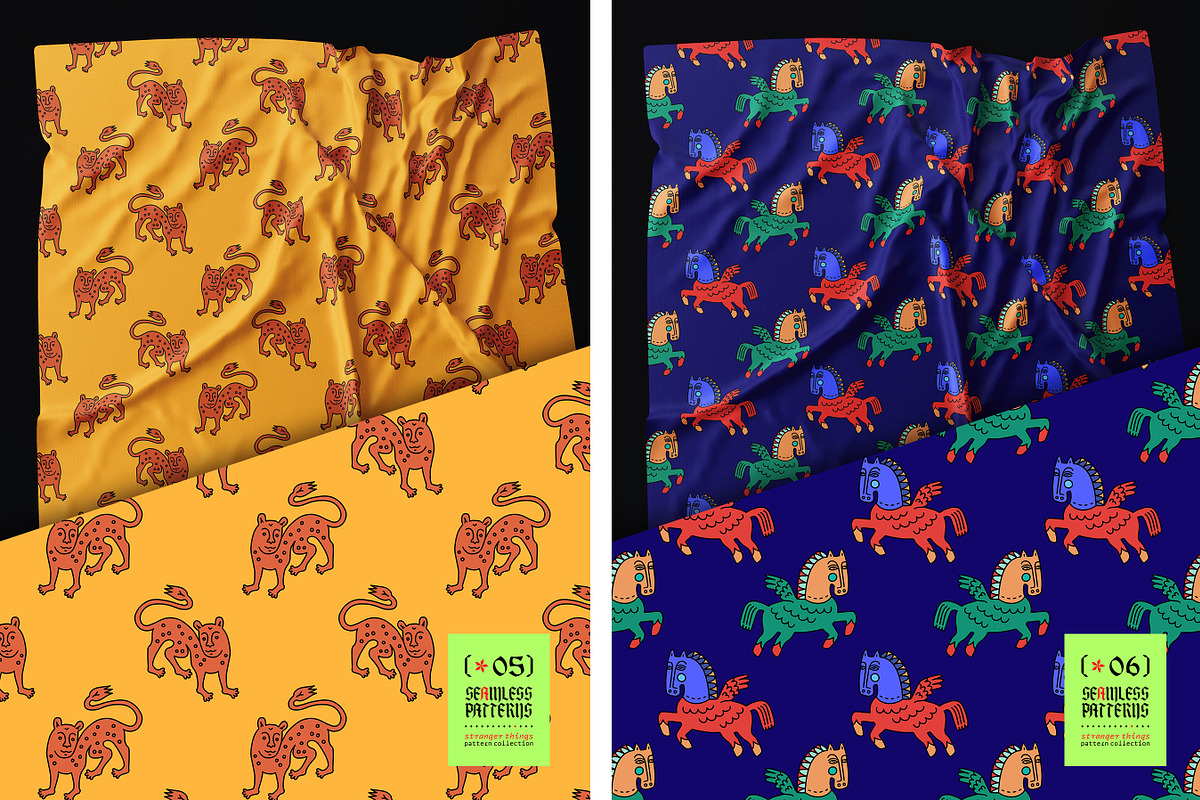 Stranger things, a Pattern Graphic by OlgaSoi007