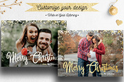Photo Christmas Card Template | 008, a Card Template by Nifty Template Studio (Thumbnail 8 of 13)