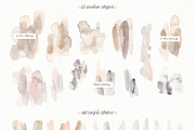 Heartful watercolor textures, a Texture Graphic by eclosque (Thumbnail 8 of 9)