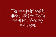 Criminal Display Font, a Handwritten Font by Beck McCormick (Thumbnail 6 of 10)