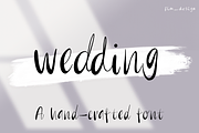 Wedding Handwritten Font, a Handwritten Font by Flm__design (Thumbnail 1 of 7)