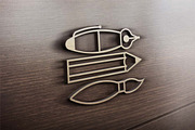 Art Suppllies Logo Template, a Branding & Logo Template by Minhocossauro Emporium (Thumbnail 2 of 4)