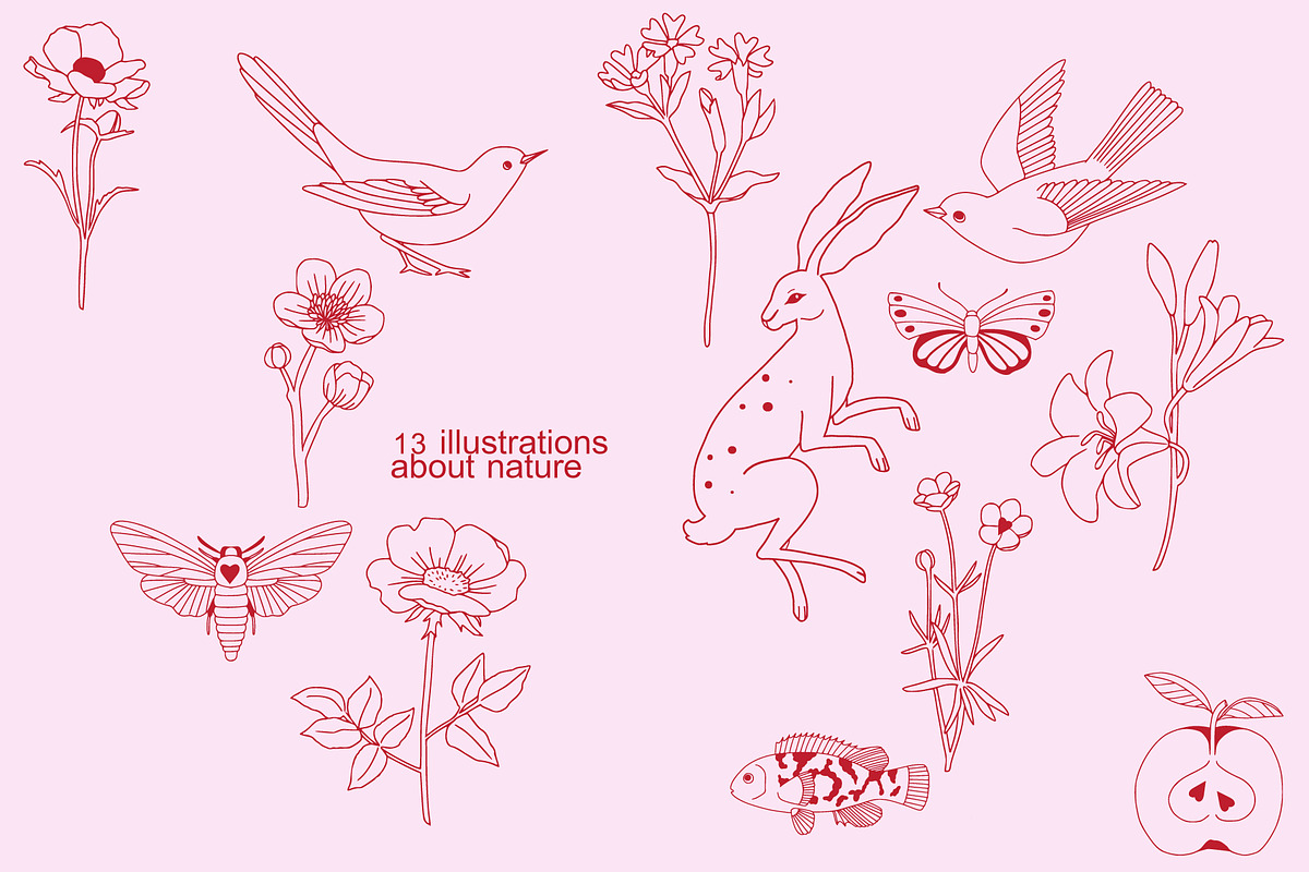 Valentine's Day: cards, illustration, a Seasonal Illustration by Lena Nikolaeva (Photo 7 of 14)