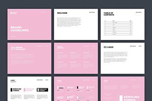 ROSALIA - Brand Guidelines Template